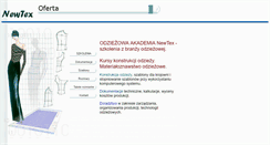 Desktop Screenshot of newtex.com.pl