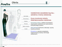 Tablet Screenshot of newtex.com.pl