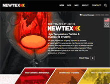 Tablet Screenshot of newtex.com